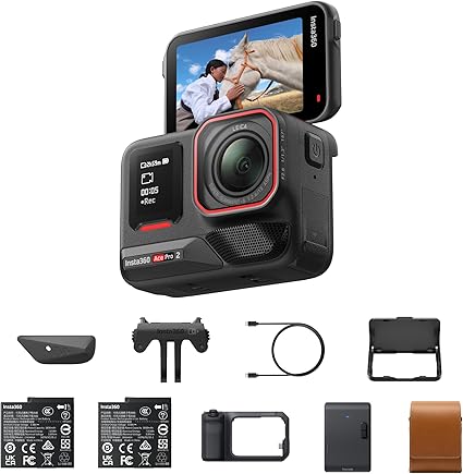 Insta360 Ace Pro 2 Flash Print Bundle 8K Waterproof Action Camera with Leica Lens and Xplorer Grip Pro Kit - Electronics with | Sold by Uncle Wiener's Wholesale