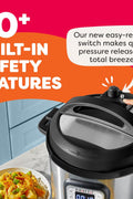 Instant Pot Duo 7 - in - 1 Electric Pressure Cooker, Slow Cooker, Rice Cooker, Steamer, Saute, Yogurt Maker, Warmer & Sterilizer, Includes App With Over 800 Recipes, Stainless Steel, 6 Quart, used item - with | Sold by Uncle Wiener's Wholesale