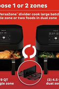 Instant Vortex 9 - quart Air Fryer with VersaZone Technology. SCRATCHES ON THE DISPLAY - with <B>Dimensions (Overall):</B> 15.1 inches (H) x 12.3 inches (W) x 15.9 inches (D) | Sold by Uncle Wiener's Wholesale