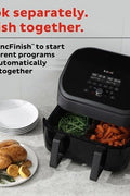 Instant Vortex 9 - quart Air Fryer with VersaZone Technology. SCRATCHES ON THE DISPLAY - with <B>Dimensions (Overall):</B> 15.1 inches (H) x 12.3 inches (W) x 15.9 inches (D) | Sold by Uncle Wiener's Wholesale