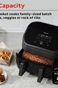 Instant Vortex 9 - quart Air Fryer with VersaZone Technology. SCRATCHES ON THE DISPLAY - with <B>Dimensions (Overall):</B> 15.1 inches (H) x 12.3 inches (W) x 15.9 inches (D) | Sold by Uncle Wiener's Wholesale