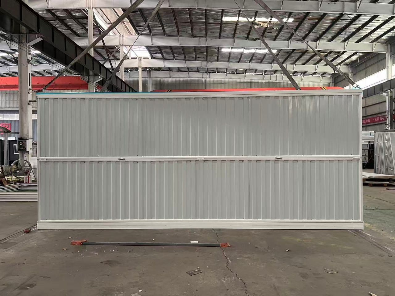 Insulated Folding Office Container 20ft Portable Building With Door & Windows - with Light Gray | Sold by Uncle Wiener's Wholesale