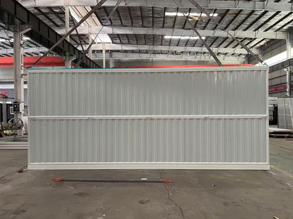 Insulated Folding Office Container 20ft Portable Building With Door & Windows - with Light Gray | Sold by Uncle Wiener's Wholesale