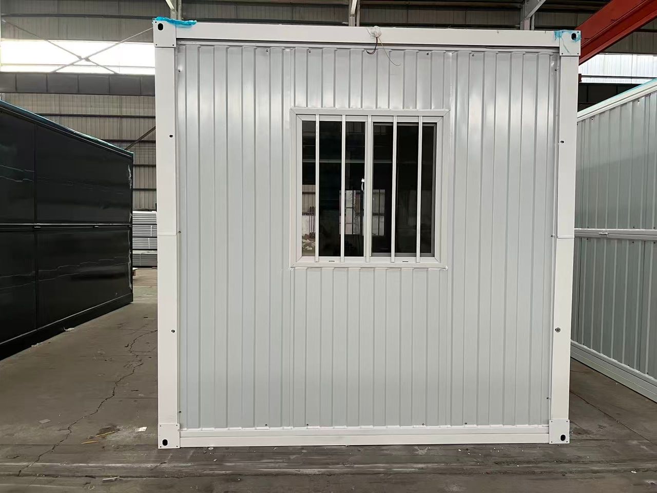 Insulated Folding Office Container 20ft Portable Building With Door & Windows - with Light Gray | Sold by Uncle Wiener's Wholesale