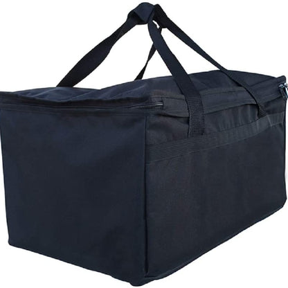 Insulated Food Delivery Cooler Bag | Thermal Catering Tote with Carry Straps - with Black 21" x 11" x 10" | Sold by Uncle Wiener's Wholesale