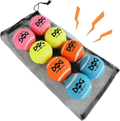 Insum 4 Pack Squeaky Dog Balls 2.5 Inch Tennis Balls for Dogs - with | Sold by Uncle Wiener's Wholesale