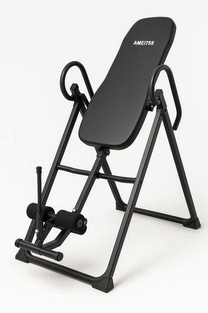 Inversion Table with Extended Ankle Lock Handle | Heavy - Duty Back Relief & Stretching | Model AMEI755 - with | Sold by Uncle Wiener's Wholesale