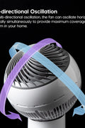 IRIS USA WOOZOO Desk Fan with Remote, Oscillating Table Air Circulator, 10 Speeds, 89ft Max Air Distance, 120° Adjustable Tilt, 35db Low Noise Motor, Small Fan for Bedroom, Office, Dorm, White - with WHITE | Sold by Uncle Wiener's Wholesale