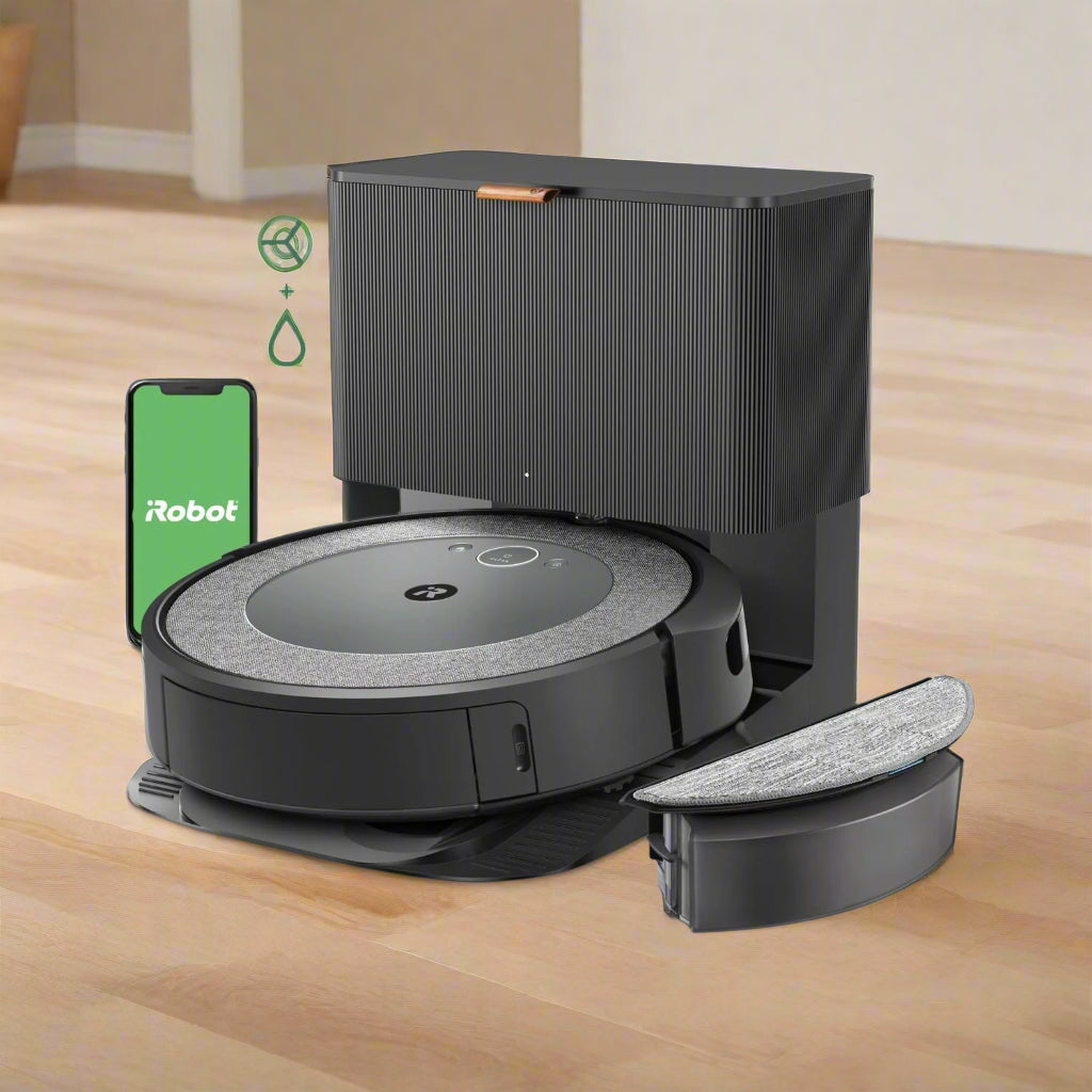 iRobot WiFi Connected Robotic Vacuum & Mop with Bagged Dustbin and Standard Filter – Open Box