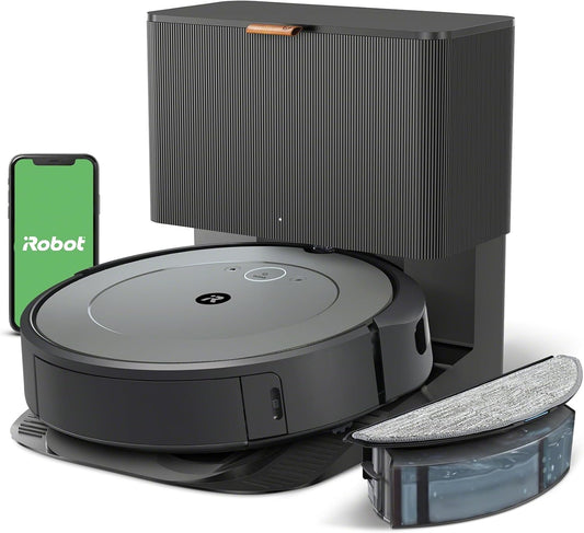 iRobot® Roomba Combo® i3+ (3574) Robot Vacuum Cleaner and Fringe Mop - with | Sold by Uncle Wiener's Wholesale