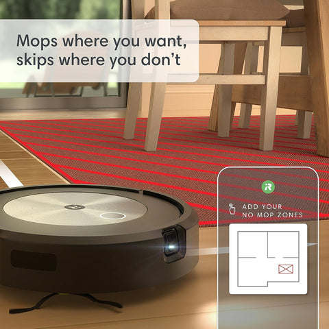 iRobot Roomba Combo j5 Robot Vacuum & Mop – Identifies and Avoids Obstacles Like Pet Waste & Cords, Clean by Room with Smart Mapping, Works with Alexa, Ideal for Pet Hair, Roomba Combo J5 - with | Sold by Uncle Wiener's Wholesale