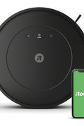 iRobot Roomba Vac Essential Robot (Q0120): Smart Mapping, Cordless, Pet Hair Pick Up, Multi - Surface, Lithium Ion Battery. Used, good condition - with <B>Dimensions (Overall):</B> 3.15 Inches (H) x 13 Inches (W) x 13 Inches (D) | Sold by Uncle Wiener's Wholesale