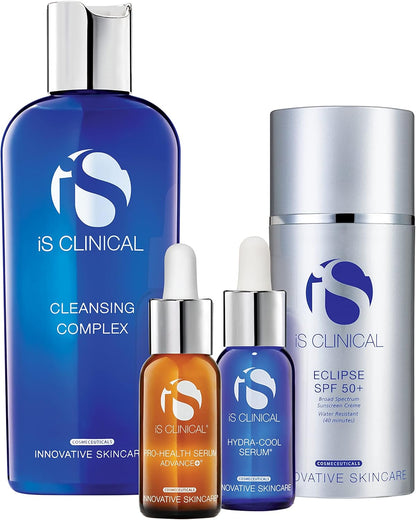 iS CLINICAL Pure Calm Collection - Calming Skincare Full Regime, Collection Gift Set, Perfect for Red or Irritated Skin - with | Sold by Uncle Wiener's Wholesale
