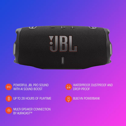JBL Charge 6 Portable Waterproof Drop - Proof Bluetooth Speaker with Powerbank - Electronics with | Sold by Uncle Wiener's Wholesale