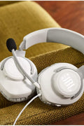 JBL Quantum 100 Wired Over - Ear Gaming Headset with Detachable Mic and 3.5mm Audio Cable - White - with | Sold by Uncle Wiener's Wholesale