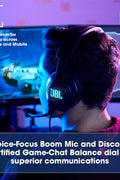 JBL Quantum 400 Wired Over - Ear Gaming Headset with 3.5mm Audio Cable, USB Cable and Game - Chat Balance Dial - Black - with | Sold by Uncle Wiener's Wholesale