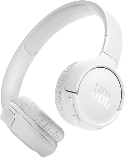 JBL Tune 520BT Wireless On-Ear Bluetooth Headphones – Pure Bass Sound, 57-Hour Battery, Purple - Electronics with White | Sold by Uncle Wiener's Wholesale