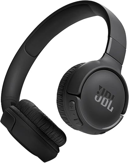 JBL Tune 520BT Wireless On-Ear Bluetooth Headphones – Pure Bass Sound, 57-Hour Battery, Purple - Electronics with Black | Sold by Uncle Wiener's Wholesale