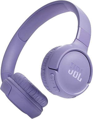 JBL Tune 520BT Wireless On-Ear Bluetooth Headphones – Pure Bass Sound, 57-Hour Battery, Purple