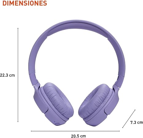 JBL Tune 520BT Wireless On-Ear Bluetooth Headphones – Pure Bass Sound, 57-Hour Battery, Purple - Electronics with | Sold by Uncle Wiener's Wholesale