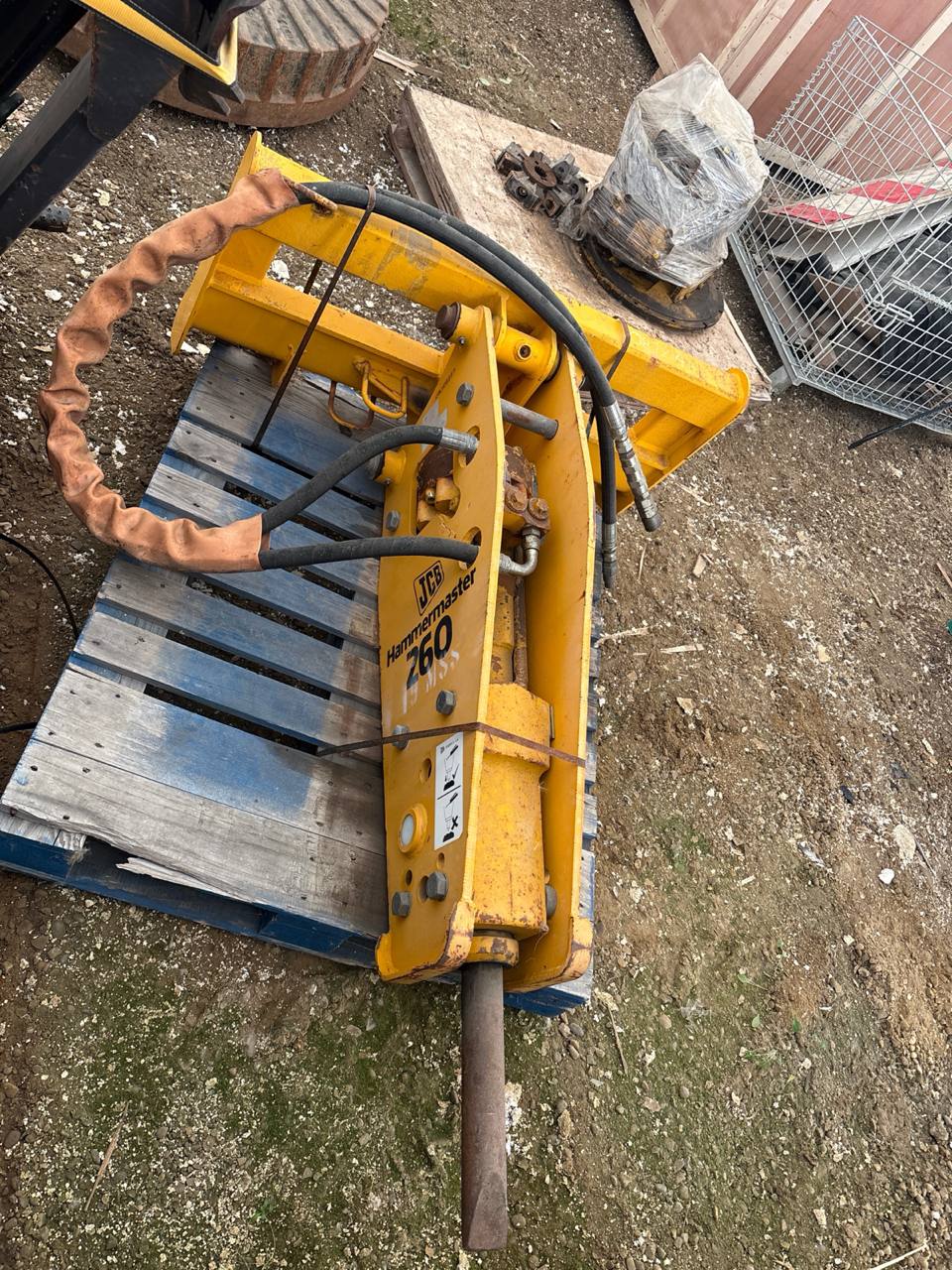 JCB Hydraulic Breaker / Hammer – 275 kg Class | Lightly Used Surplus | Serial 087499 | CE Certified - with | Sold by Uncle Wiener's Wholesale