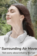 JISULIFE Portable Neck Fan, 2 - pack - with | Sold by Uncle Wiener's Wholesale