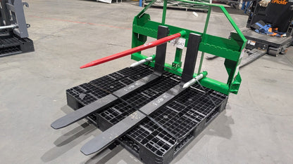 John Deere Euro Global Combo Attachment – Tractor Pallet Forks Hay Spear 2-in-1 Implement 5236047 - Tractor Attachments with | Sold by Uncle Wiener's Wholesale