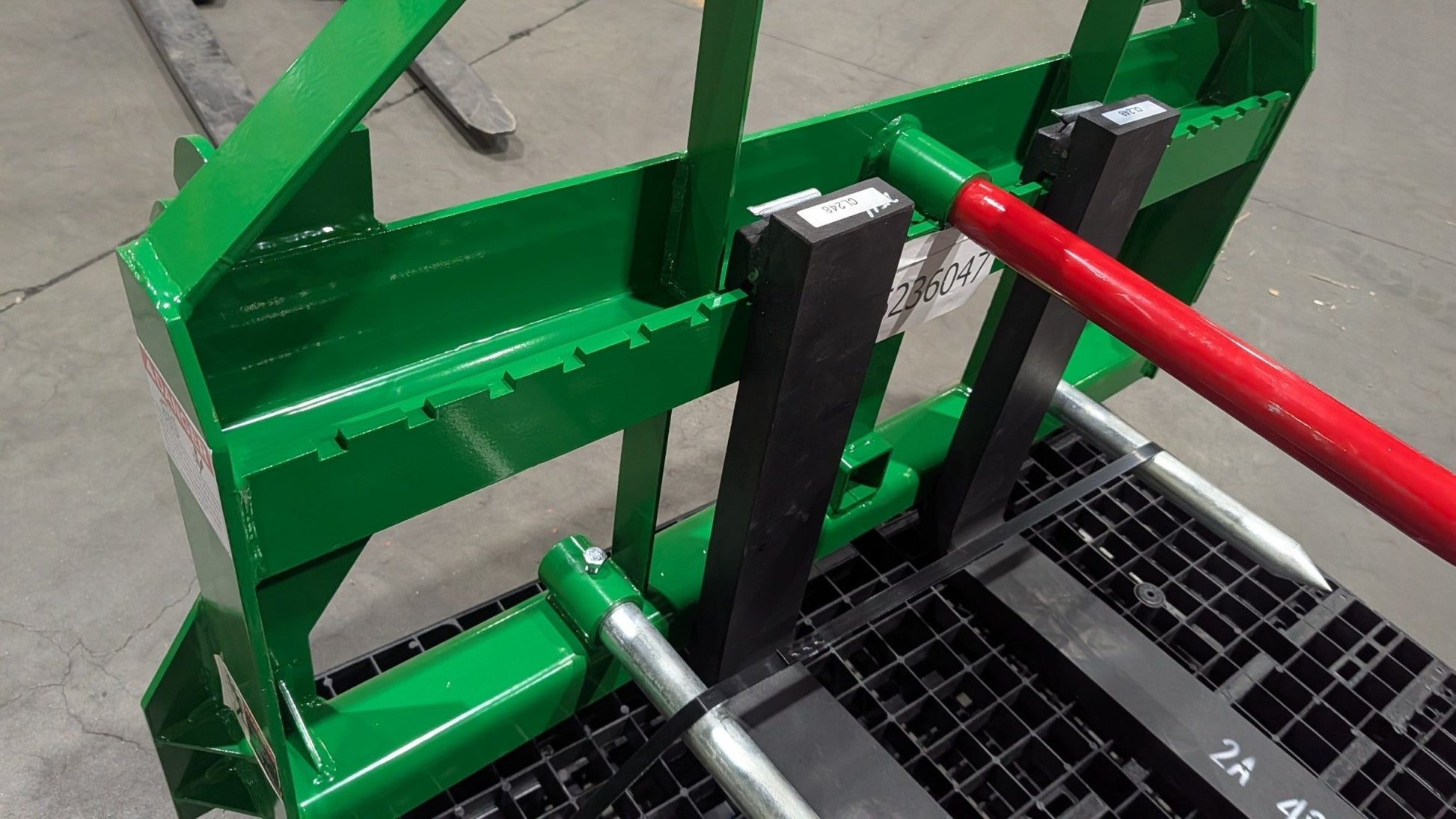 John Deere Euro Global Combo Attachment – Tractor Pallet Forks Hay Spear 2-in-1 Implement 5236047 - Tractor Attachments with | Sold by Uncle Wiener's Wholesale