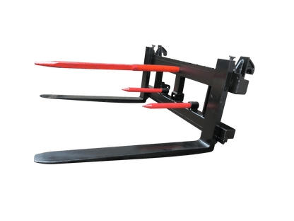 John Deere Hay Bale Spear Attachment 49" Main Spear + Dual 42" Stabilizer Forks 3000 lb Capacity JDHBS42 - with | Sold by Uncle Wiener's Wholesale