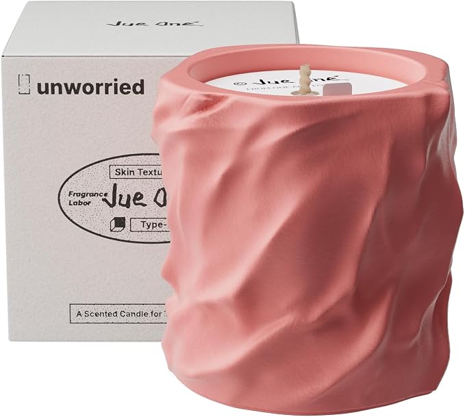 JueOne Scented Soy Candle – Natural Soy Wax Aromatherapy Candle in Decorative Cement Jar for Home Décor & Gifts - Home decor with | Sold by Uncle Wiener's Wholesale