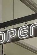Jumbo Vertical Neon Open Sign – 5 FT x 3 FT for Indoor & Outdoor Use - with | Sold by Uncle Wiener's Wholesale