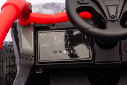 Kawasaki KRX 1000 Licensed 24V Ride - On Car – Remote Control, EVA Wheels, Leather Seat - with Black & Green | Sold by Uncle Wiener's Wholesale