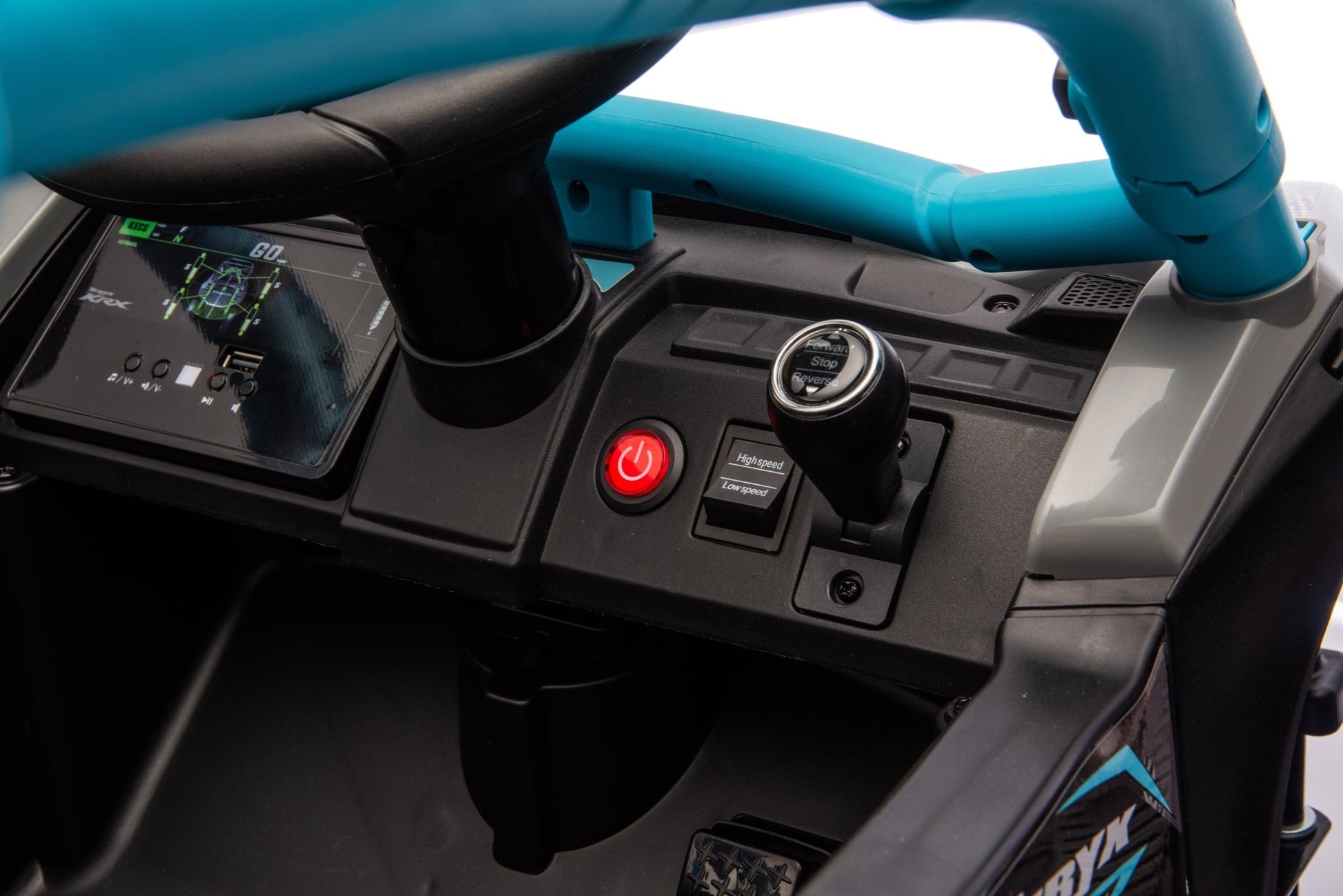 Kawasaki KRX 1000 Licensed 24V Ride - On Car – Remote Control, EVA Wheels, Leather Seat - with Black & Green | Sold by Uncle Wiener's Wholesale