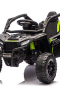 Kawasaki KRX 1000 Licensed 24V Ride - On Car – Remote Control, EVA Wheels, Leather Seat - with Black & Green | Sold by Uncle Wiener's Wholesale