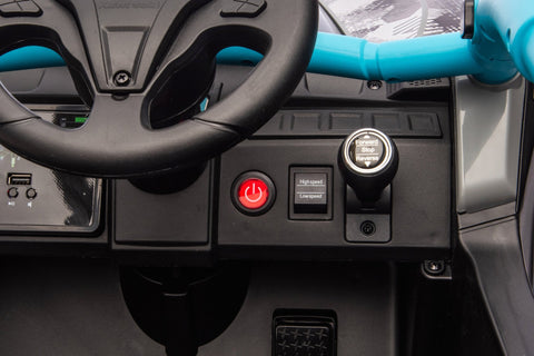 Kawasaki KRX 1000 Licensed 24V Ride - On Car – Remote Control, EVA Wheels, Leather Seat - with Black & Green | Sold by Uncle Wiener's Wholesale