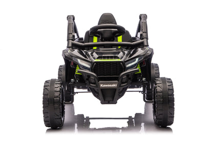 Kawasaki KRX 1000 Licensed 24V Ride - On Car – Remote Control, EVA Wheels, Leather Seat - with Black & Green | Sold by Uncle Wiener's Wholesale