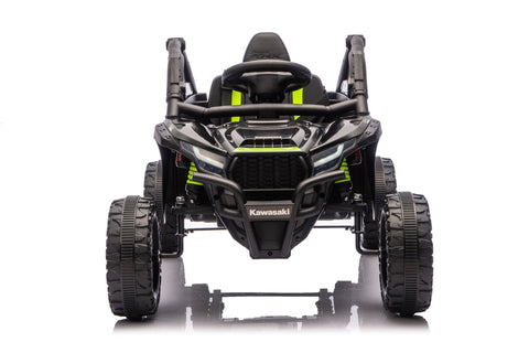 Kawasaki KRX 1000 Licensed 24V Ride - On Car – Remote Control, EVA Wheels, Leather Seat - with Black & Green | Sold by Uncle Wiener's Wholesale