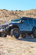 KC HiLiTES 91340 Gravity® Pro6 LED 50-inch light bar kit for Jeep Wrangler 4xe
KC 50-inch Pro6 light bar combo beam with Jeep-specific mount
Off-road Jeep Wrangler 4xe with mounted Gravity LED Pro6 light bar
Complete KC HiLiTES 91340 Pro6 light bar mounting kit on Jeep