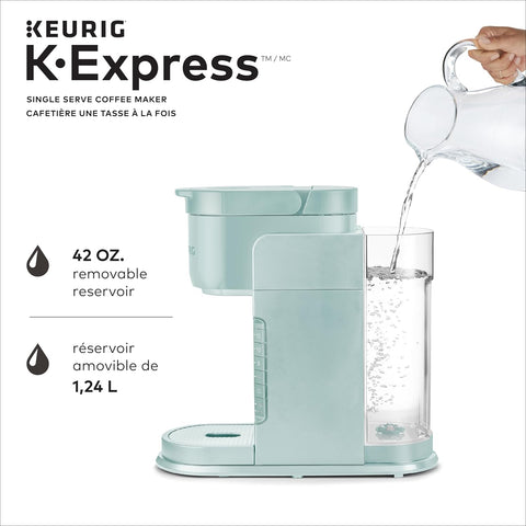 Keurig K - Express Single Serve K - Cup Pod Coffee Maker, Mint, With A Removable Reservoir And Strong Button Function - with | Sold by Uncle Wiener's Wholesale