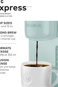 Keurig K - Express Single Serve K - Cup Pod Coffee Maker, Mint, With A Removable Reservoir And Strong Button Function - with | Sold by Uncle Wiener's Wholesale