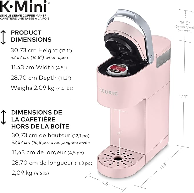 Keurig K-Mini Single Serve Coffee Maker – K-Cup Pod Coffee Machine, Compact 6–12 oz Brewer - Kitchen Appliances with | Sold by Uncle Wiener's Wholesale