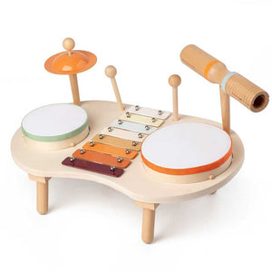 Kids Drum Set 15" Musical Toy Kit with Sticks Early Learning Rhythm Set KD3721