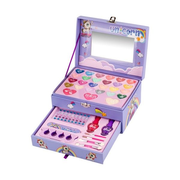 Kids Makeup Vanity Play Set with Mirror & Beauty Accessories – MU1079355 - with | Sold by Uncle Wiener's Wholesale