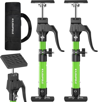 KILOUPOLE Cabinet Jack Support Poles 2-Pack – Adjustable Steel Telescopic Third Hand Support System, Drywall Jack, Cargo Bar & Cabinet Installation Tool, 200 lb Capacity - Construction Equipment with | Sold by Uncle Wiener's Wholesale
