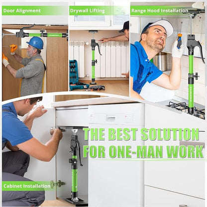 KILOUPOLE Cabinet Jack Support Poles 2-Pack – Adjustable Steel Telescopic Third Hand Support System, Drywall Jack, Cargo Bar & Cabinet Installation Tool, 200 lb Capacity - Construction Equipment with | Sold by Uncle Wiener's Wholesale