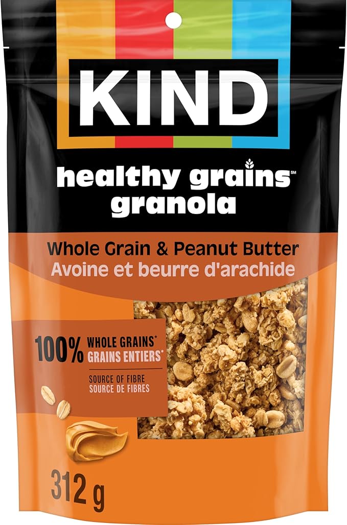 KIND Healthy Grains Assorted Granola Clusters 312g Gluten Free Whole Grain Snack - Snack with Whole Grain & Peanut Butter | Sold by Uncle Wiener's Wholesale