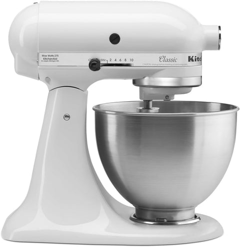 KitchenAid Classic Series 4.5 - Quart Tilt - Head Stand Mixer, White, K45SSWH - with | Sold by Uncle Wiener's Wholesale