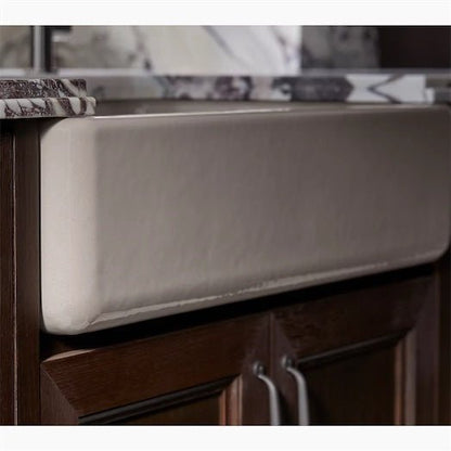 KOHLER Whitehaven / 35 - 3/4" undermount single - bowl farmhouse kitchen sinkK - 6489 - 0 - with White | Sold by Uncle Wiener's Wholesale