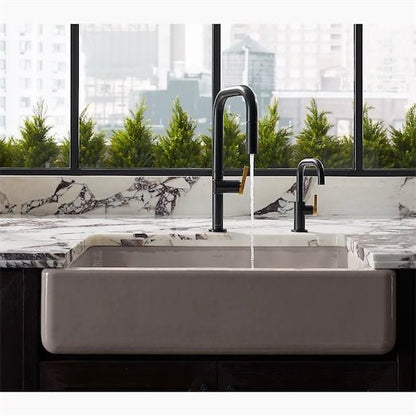 KOHLER Whitehaven / 35 - 3/4" undermount single - bowl farmhouse kitchen sinkK - 6489 - 0 - with White | Sold by Uncle Wiener's Wholesale