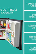 Koolatron 12V 110V mini fridge with freezer for compact spaces
Energy-efficient white mini refrigerator for truck or dorm
Mini fridge with dual power AC and DC input
Koolatron freestanding mini fridge 1.76 cu ft
Compact mini fridge with freezer for RV and office use